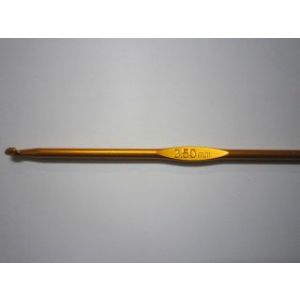 Крючок для вязания алюминиевый с покрытием 3,5мм YL-198