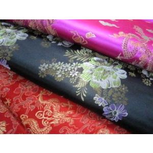 Атлас жаккардовый «Китайские мотивы» н/к