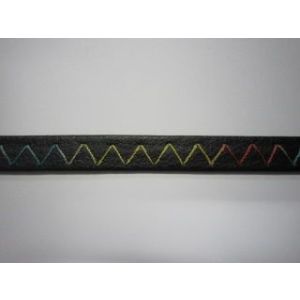 Бейка из кож/зама «Зиг-заг»