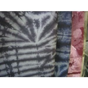 Габардин-стретч с рисунком