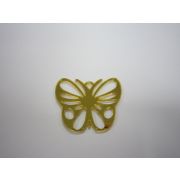 Украшение пришивное «Бабочка» АС 10481 пластмассовое зеркальное